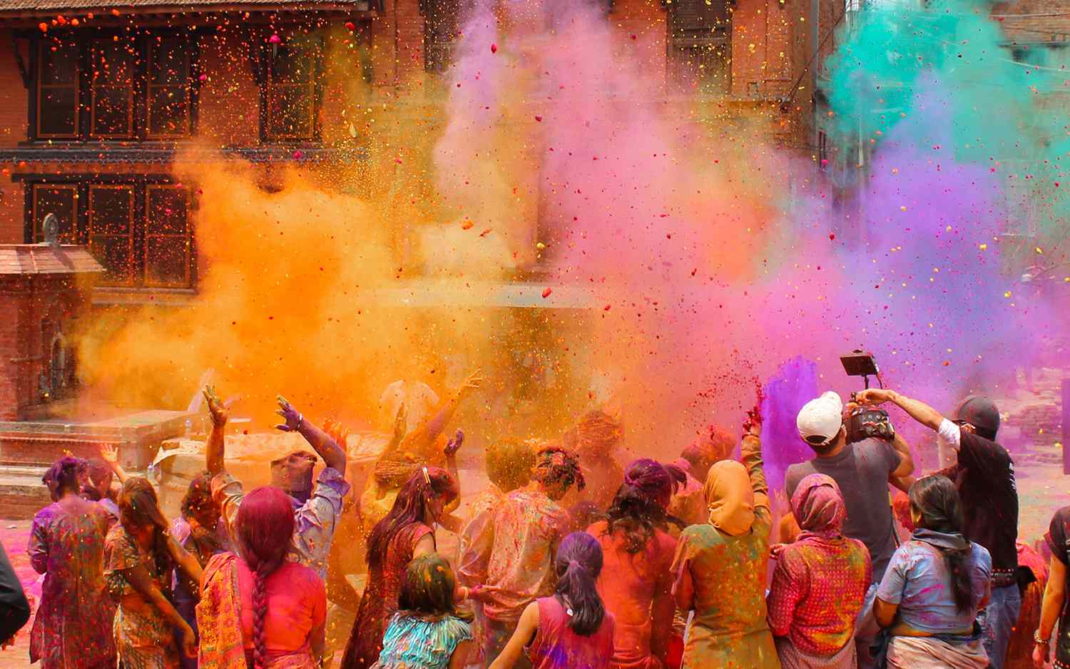 Holi celebration